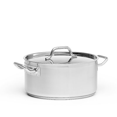 Kittel, låg rostfri, 12,9 liter, 32cm diameter