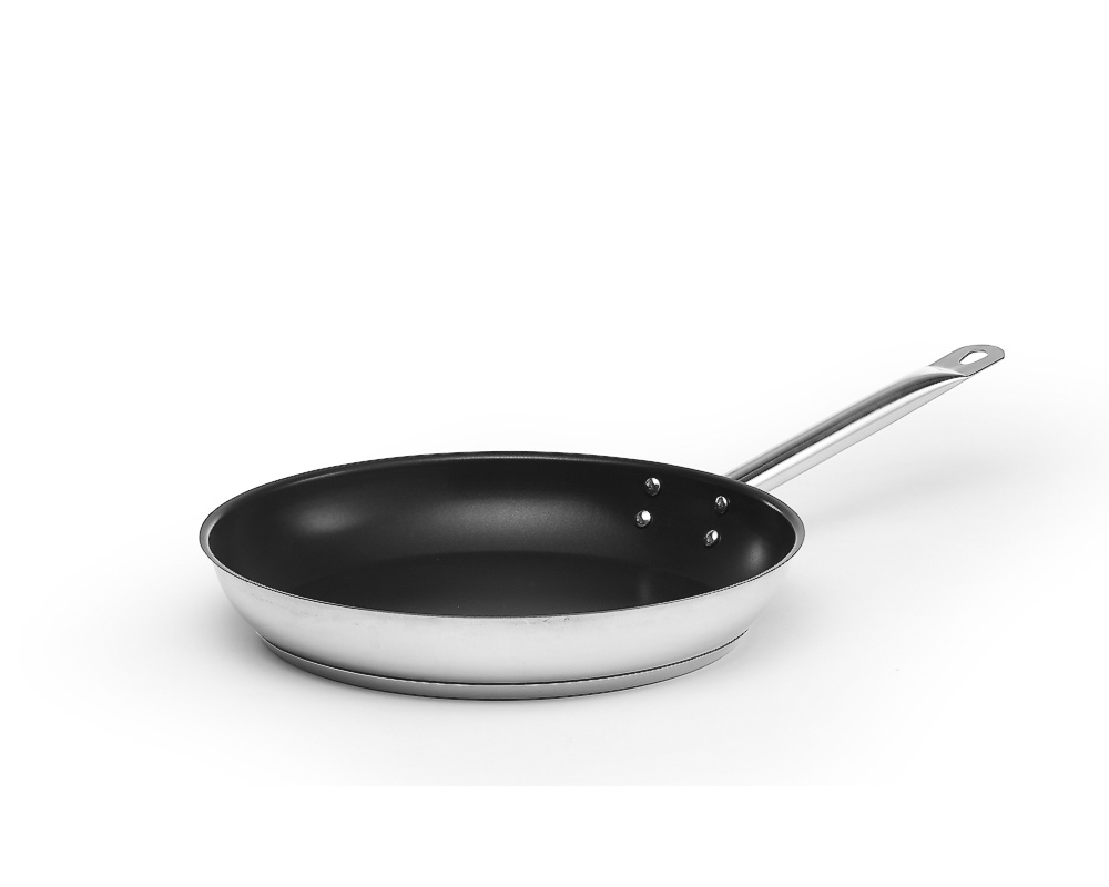Stekpanna, belagd, non stick, rostfri, 32cm diameter
